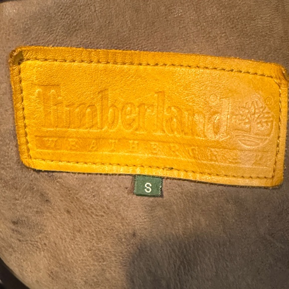 Timberland Weather Gear Brown Genuine Leather Jacket - Picture 3 of 9